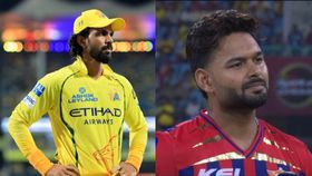CSK captain Ruturaj Gaikwad (L) and LSG skipper Rishabh Pant in frame. (Screenshot) CSK captain Ruturaj Gaikwad (L) and LSG skipper Rishabh Pant in frame. (Screenshot)