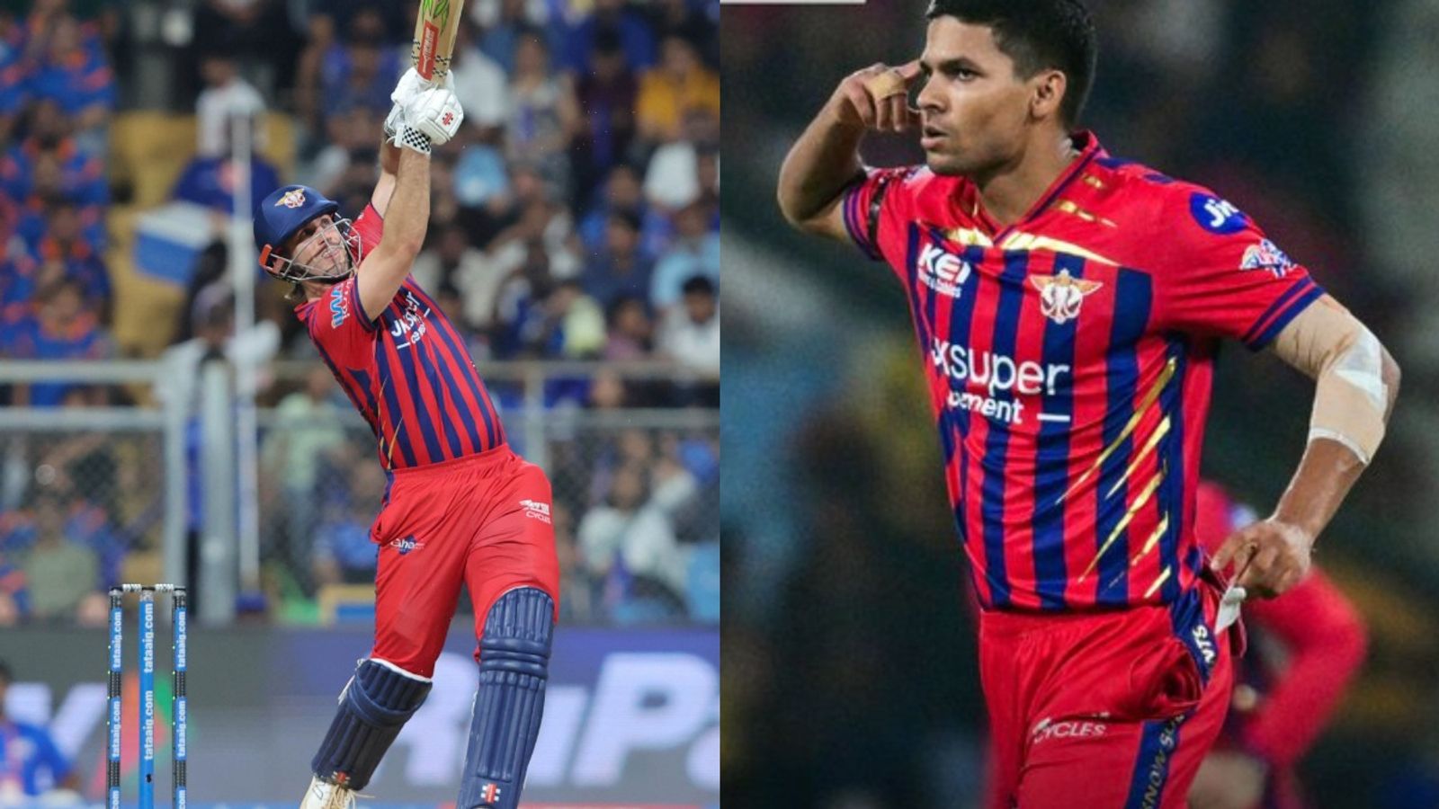IPL 2026: Akash's 3-fer, Marsh's 90 dent CSK's playoff hopes as party poopers LSG record 7-wicket win LSG's Mitchell Marsh (L) and Akash Singh in frame. (IPL/X)