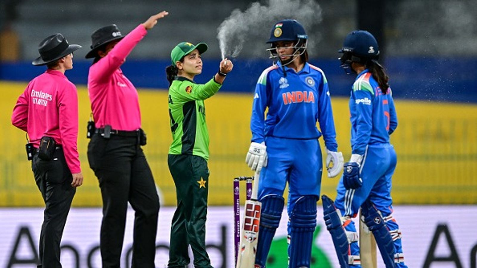 Pakistan announce 15-member squad, 6 reserves for Women's T20 World Cup 2026, to take on India on this date Pakistan's captain Fatima Sana (C) sprays insect repellent in the air over the pitch during the ICC Women's Cricket World Cup 2025 ODI match against India at the R. Premadasa International Cricket Stadium in Colombo on October 5, 2025.