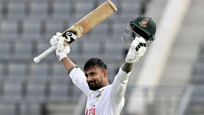 BAN vs PAK: Litton Das' 126 rallies Khurram-inflicted Bangladesh from 116/6 to 278 as Pakistan finish Day 1 at 23/0 Bangladesh's Litton Das celebrates his century in this frame. (Getty)