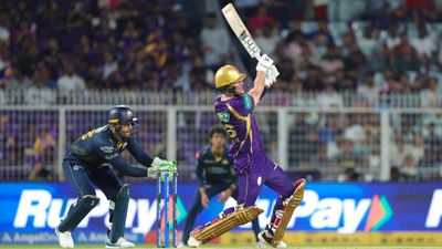 Finn Allen scripts history with six-laden blistering 35-ball 93 during KKR vs GT IPL 2026 clash Kolkata Knight Riders' star opener Finn Allen (R) in this frame. (IPL)