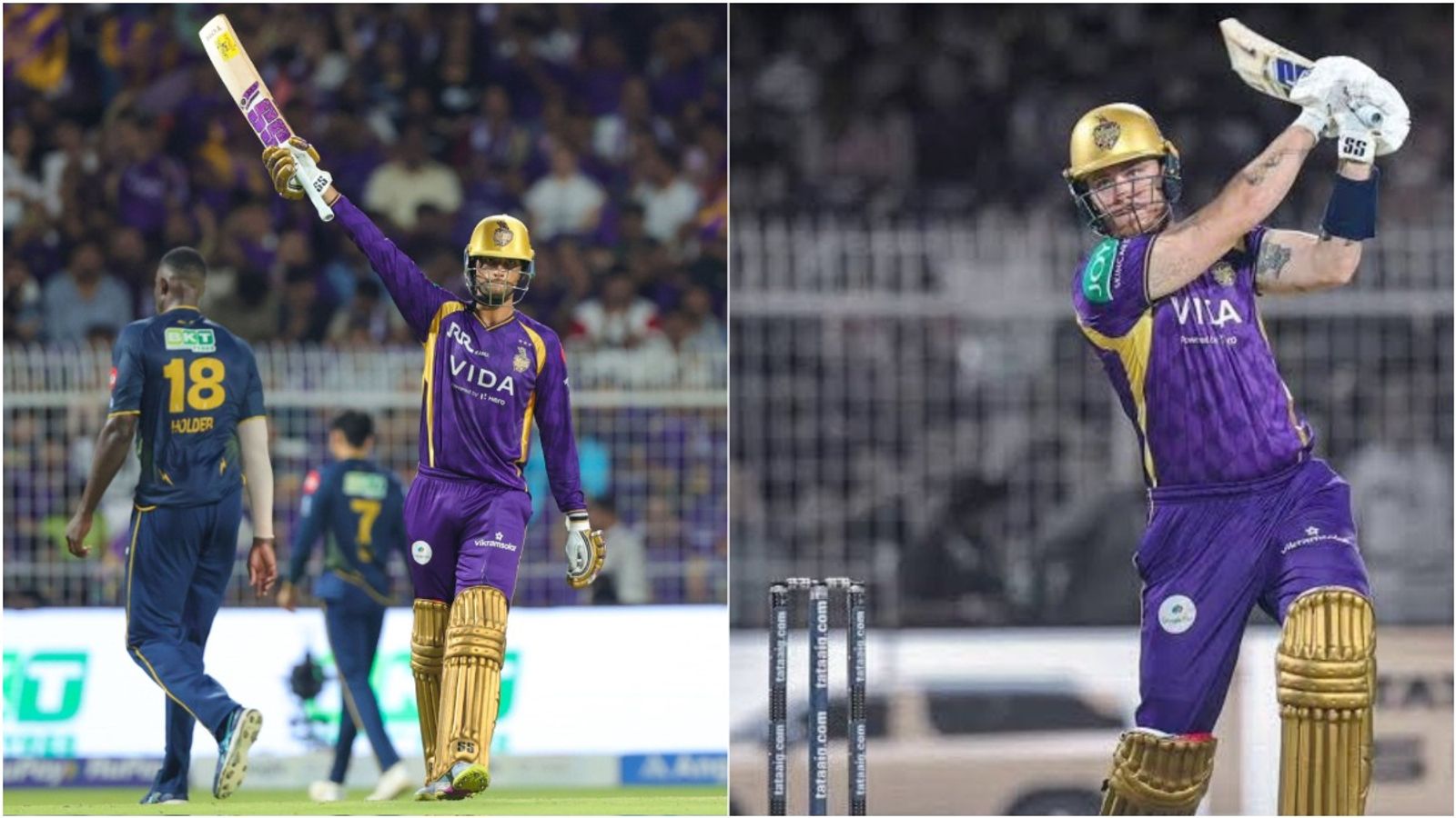 IPL 2026: KKR snap GT's five-match winning streak with 29-run victory to keep playoff hopes alive KKR's Angkrish Raghuvanshi (L) and Finn Allen in frame. (X)