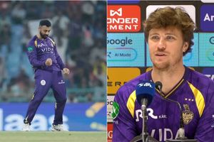 'Unfortunately, I don't have a physio degree...': Finn Allen on Varun Chakaravarthy playing despite injury vs Gujarat Titans SportsTak
