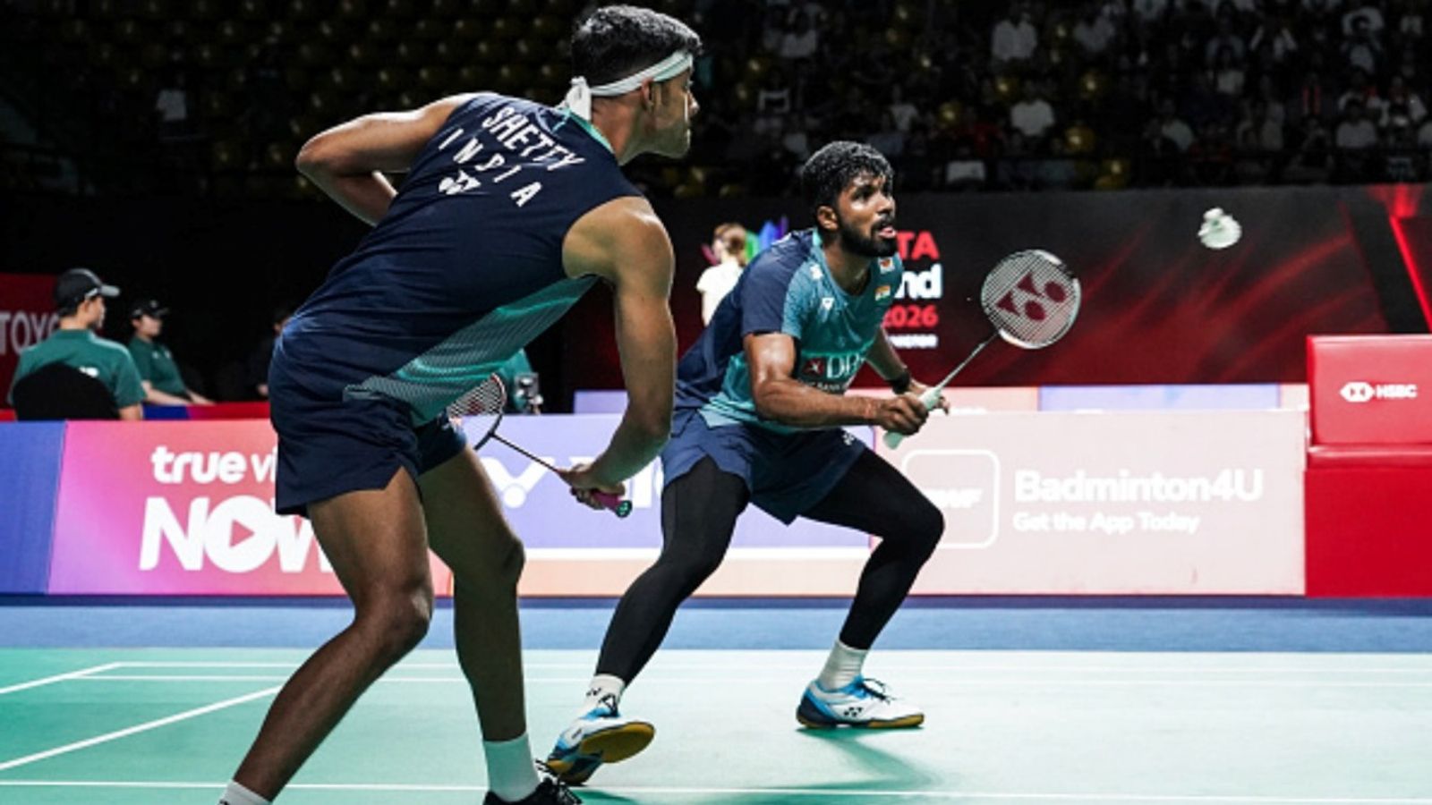Satwik-Chirag settle for silver as their drought for title win continues in Thailand Open final India's Chirag Shetty and Satwiksairaj Rankireddy compete in action during Thailand Open 2026 in Bangkok.