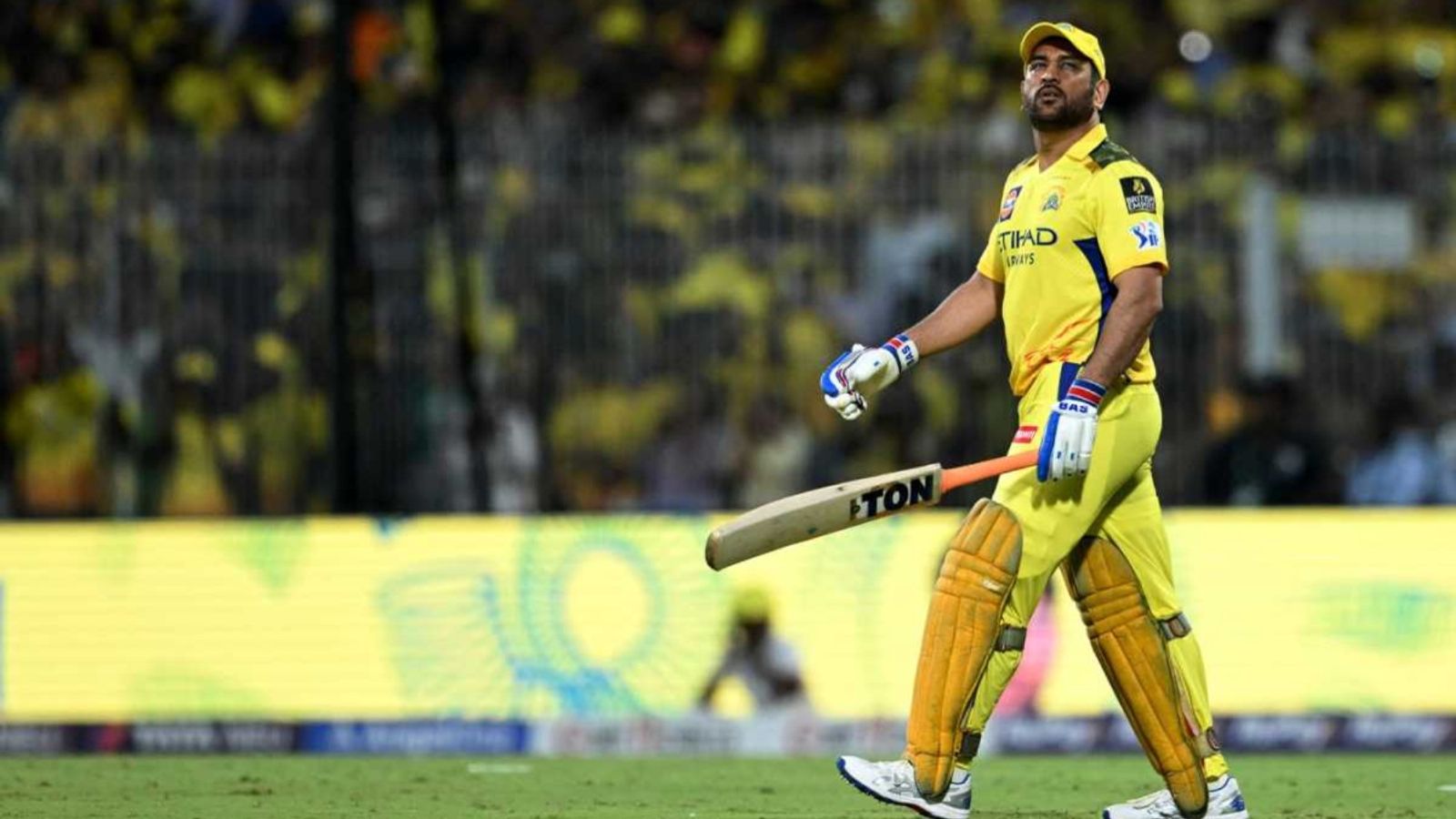 Big News: MS Dhoni likely to be present at Chepauk, but doubtful for SRH clash Mahendra Singh Dhoni in this frame. (X)