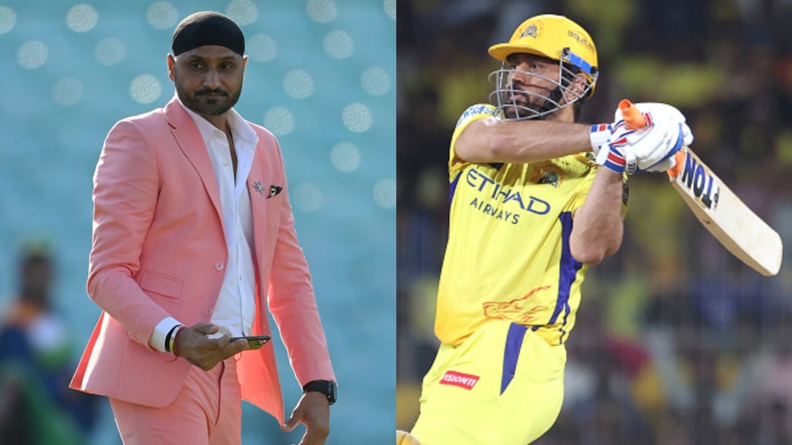 'Play or else I will drag you...': Harbhajan Singh has a message for MS Dhoni ahead of CSK vs SRH IPL 2026 clash India's legendary spinner Harbhajan Singh (L) and former CSK captain MS Dhoni in this frame. (Getty)