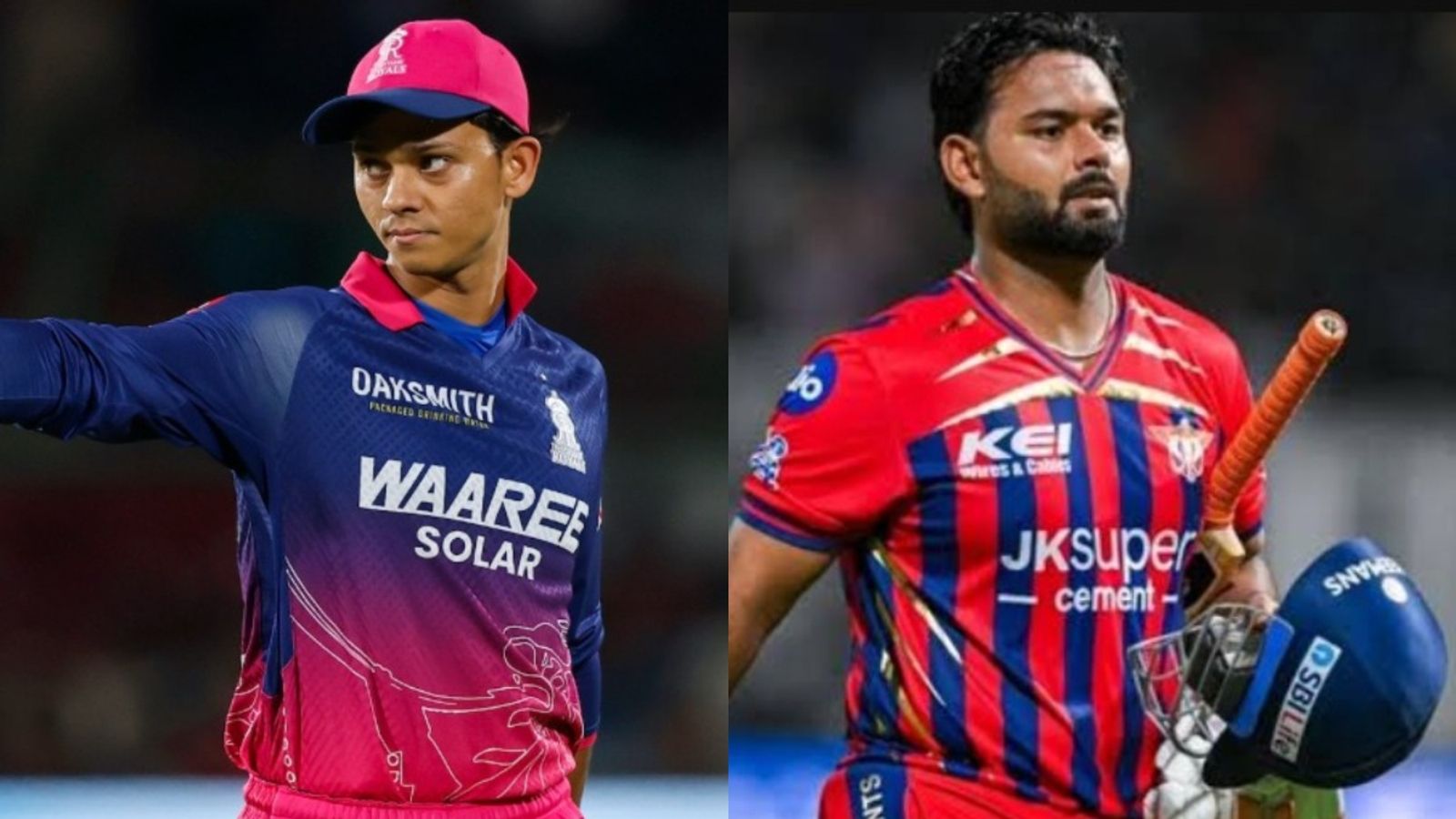 IPL 2026: RR opt to field first vs LSG, Riyan Parag misses out, Jaiswal to captain, changes in both teams Yashasvi Jaiswal and Rishabh Pant in the frame (X)
