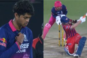 WATCH: Yash Raj Punja removes Josh Inglis with stunning delivery in RR vs LSG clash SportsTak