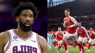 NBA star Joel Embiid declares Arsenal support as Mikel Arteta wins Premier League title NBA star Joel Embiid declares Arsenal support as Mikel Arteta wins Premier League title