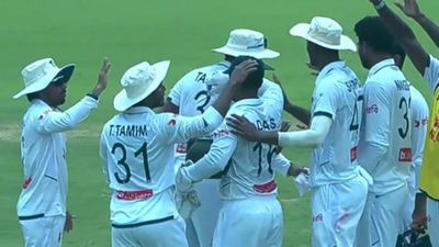 Bangladesh beat Pakistan by 78 runs to win Test series 2-0, Rizwan's gritty 94 in vain Bangladesh players
