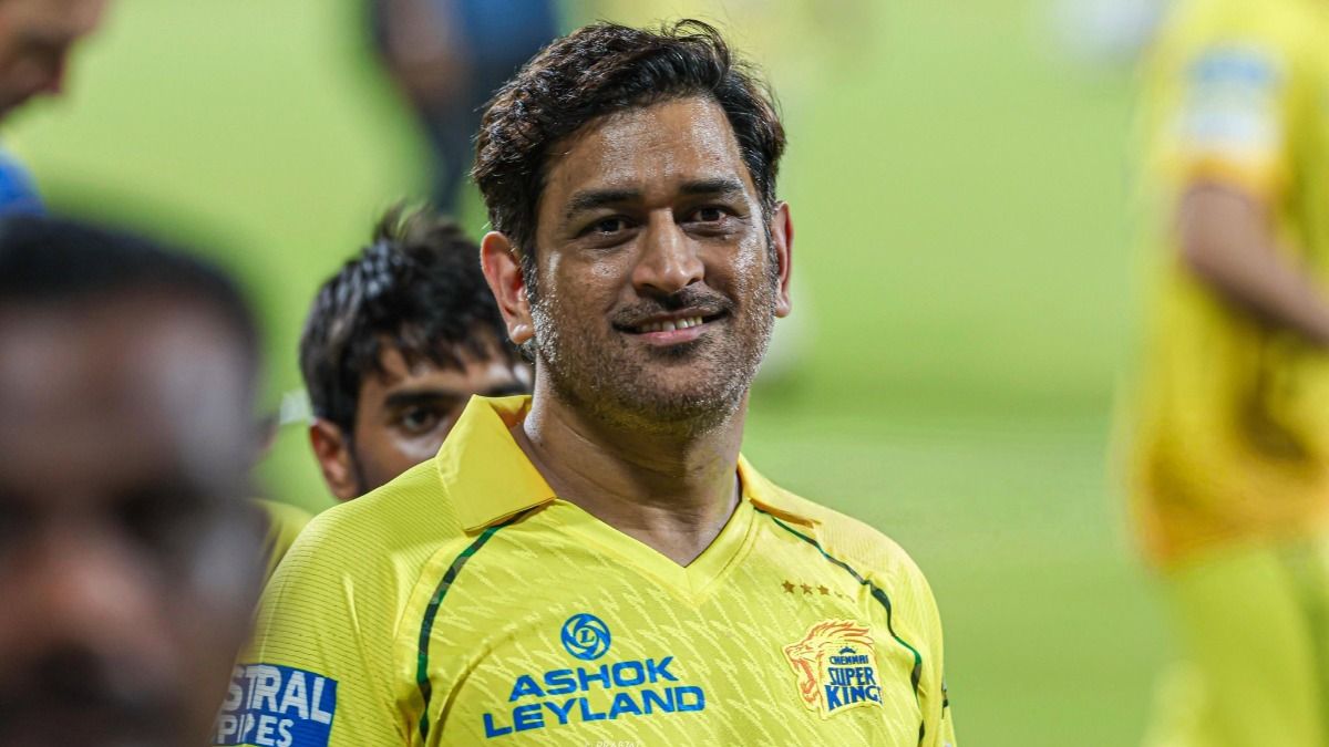 Former CSK captain MS Dhoni in this frame. (X)