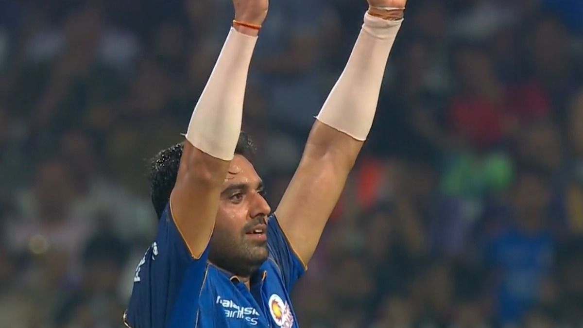 Deepak Chahar in this frame. (Screengrab)