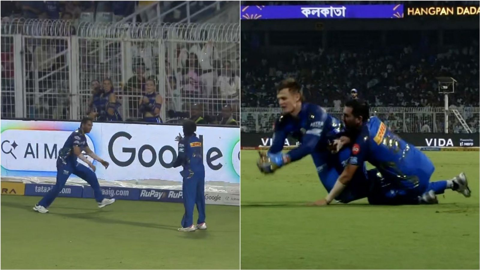 'I wouldn't put Deepak under the train out here': MI coach on Chahar's collision with Rickelton & missed catch of Powell MI's Deepak Chahar and Robin Minz argue after dropped match against KKR; The pacer in a collision with wicketkeeper Ryan Rickelton.