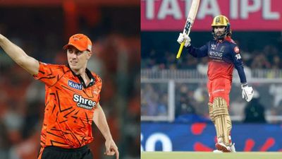 SRH vs RCB Head-to-Head Record, Probable XIs, Pitch Report & Weather Forecast Pat Cummins and Rajat Patidar in this frame. (X)