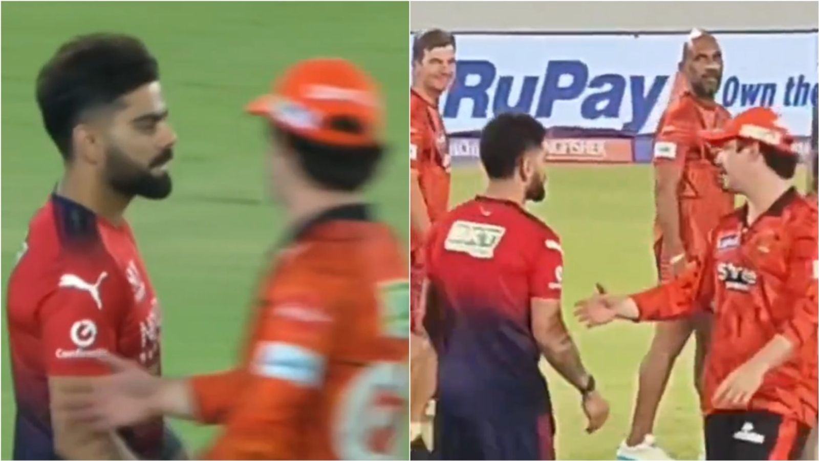 Virat Kohli refuses post-match handshake with Travis Head after on-field tussle; video goes viral RCB's Virat Kohli ignores Travis Head during customary handshake.