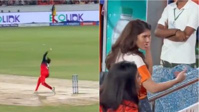 SRH owner Kavya Maran accuses RCB's Krunal Pandya of chucking; watch video Krunal Pandya, Kavya Maran