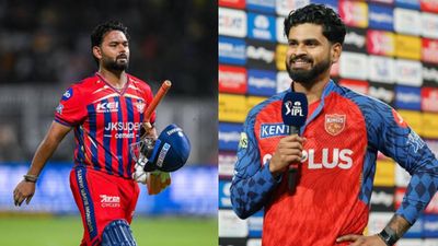 LSG vs PBKS Head-to-Head Record, Probable XIs, Pitch Report & Weather Forecast Rishabh Pant and Shreyas Iyer in this frame. (X)