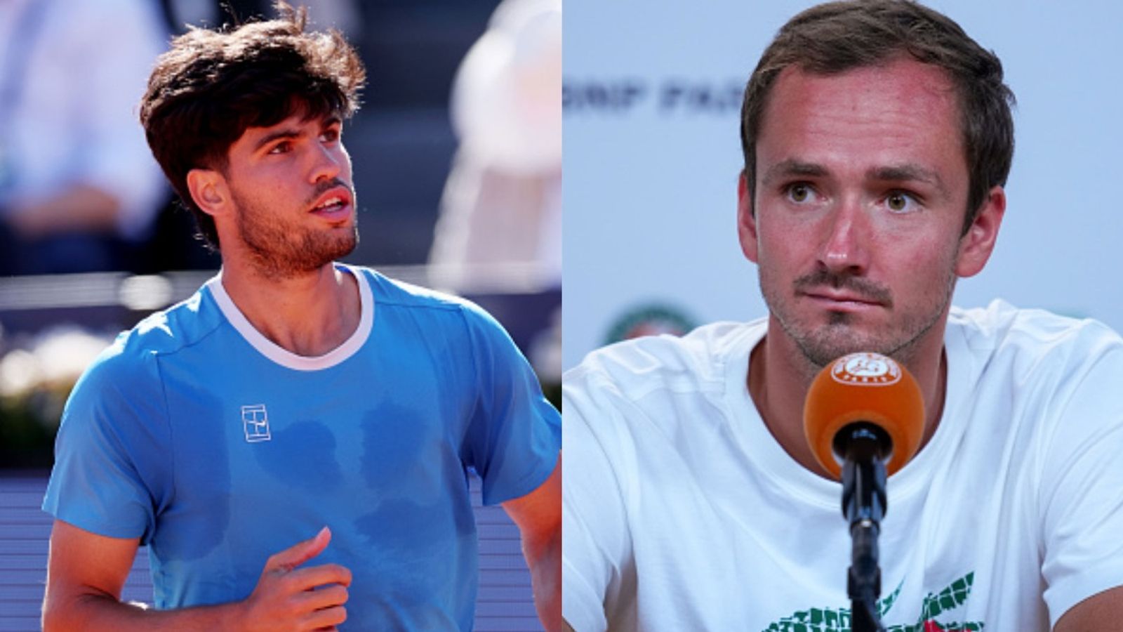 Medvedev just brutally admitted he doesn’t care Alcaraz is out; drops most savage reality check Carlos Alcaraz, Daniil Medvedev in the frame (Images via Getty)