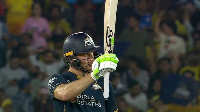 Gujarat Titans' Jos Buttler in this frame. (X)