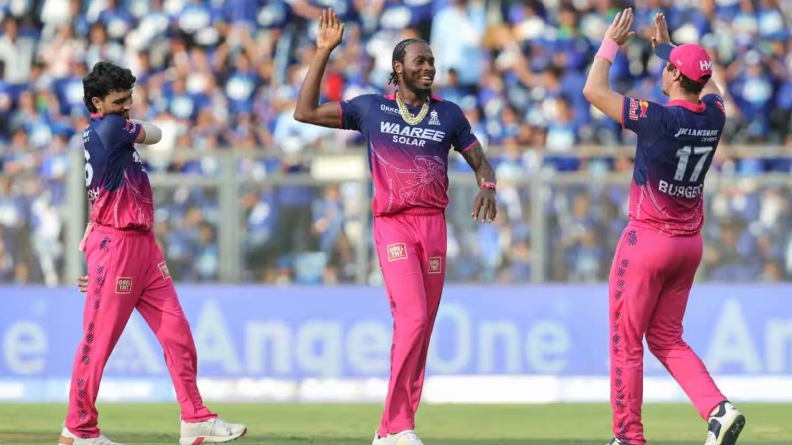 IPL 2026: Archer's wizardry fires RR into playoffs with emphatic win over MI as PBKS-KKR knocked out RR's Jofra Archer celebrates with his teammates in this frame. (IPL)