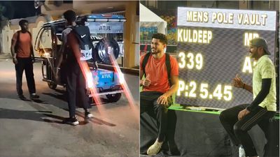 National record-breaking pole vaulters left struggling transporting poles via e-rickshaw, video raises questions on social media Dev Kumar Meena and Kuldeep Kumar