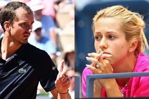 Watch: Medvedev's wife tells him to "Behave" during heated on-court argument at Roland Garros 2026 SportsTak