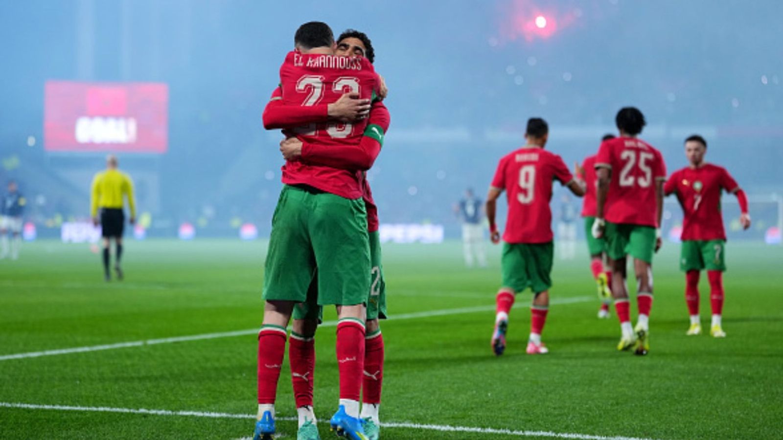 Morocco announces final squad for 2026 FIFA World Cup ft Hakimi and more Morocco football team in the frame (Image via Getty)