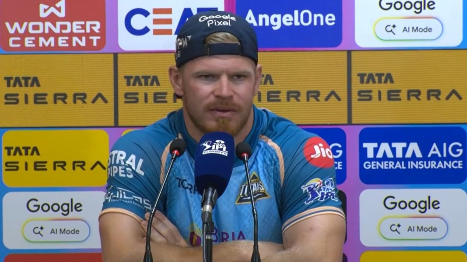 'That's a terrible question': GT's benched star Glenn Phillips snaps at reporter suggesting they surrendered after RCB posted 254 Gujarat Titans' Glenn Phillips speaks during post-match press conference in Dharamsala on May 26.