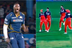 Devdutt Padikkal imitates Jason Holder's celebration after GT all-rounder gets out cheaply in run chase; watch viral video SportsTak