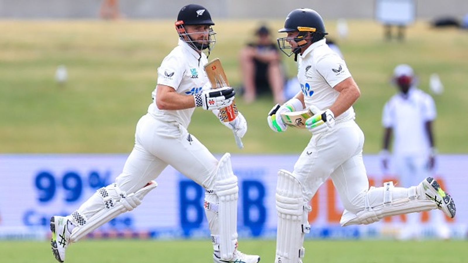 Kane Williamson, Tom Latham become first two cricketers in the world to notch his mighty Test feat New Zealand's Kane Williamson (L) and Tom Latham in this frame. (Getty)