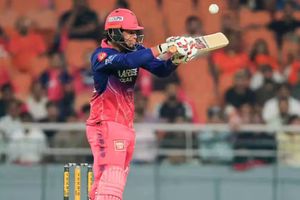Vaibhav Sooryavanshi breaks Chris Gayle's all-time record with six-hitting spree in IPL 2026 Eliminator SportsTak