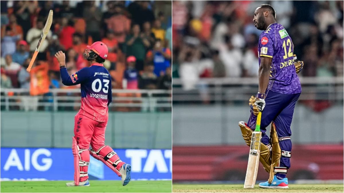 Vaibhav Sooryavanshi, Andre Russell Vaibhav Sooryavanshi, Andre Russell