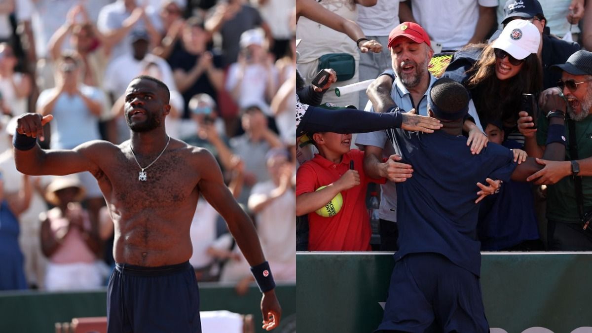 Frances Tiafoe in this frame. (Getty)