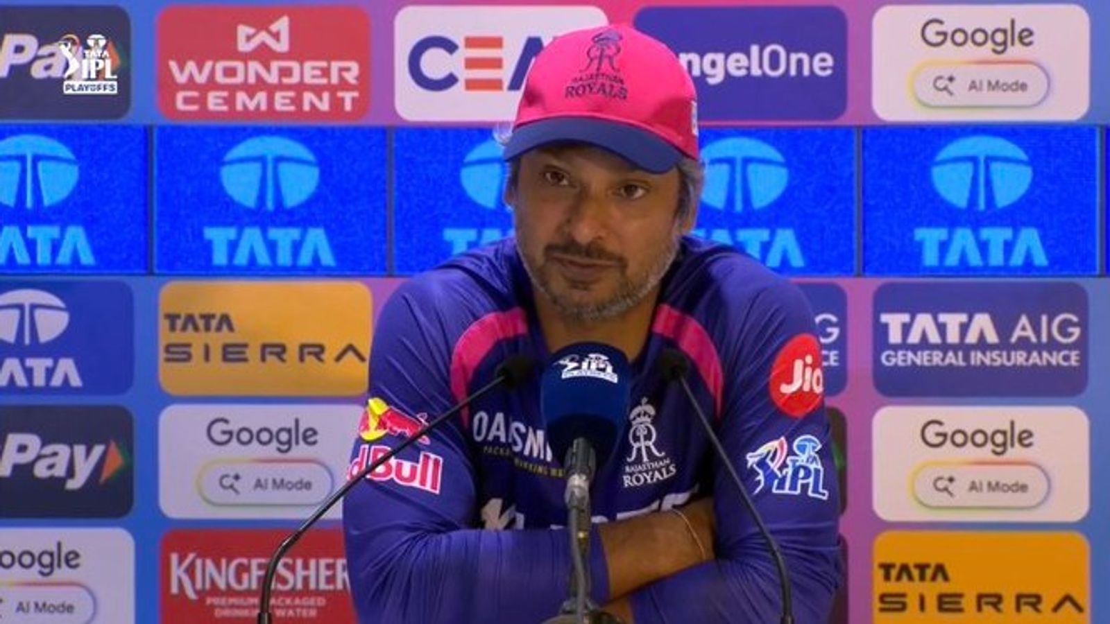 'We were told he has season-ending injury': Sangakkara exposes RR star after catching him playing for Surrey following IPL 2026 pullout RR head coach Kumar Sangakkara in this frame. (X)