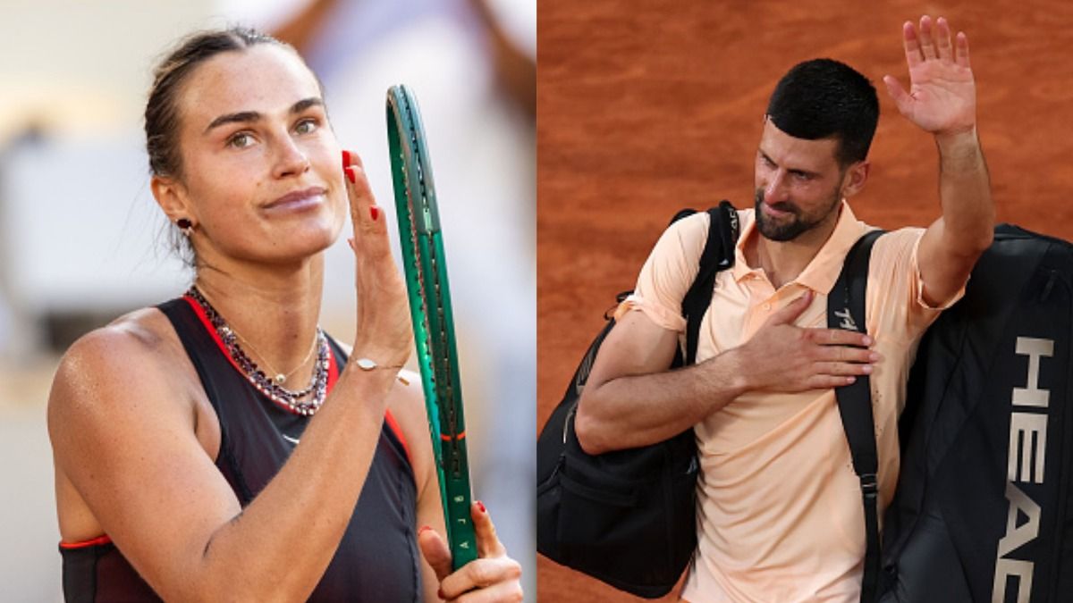 Sabalenka calls off dance battle as Djokovic crashes out of Roland Garros