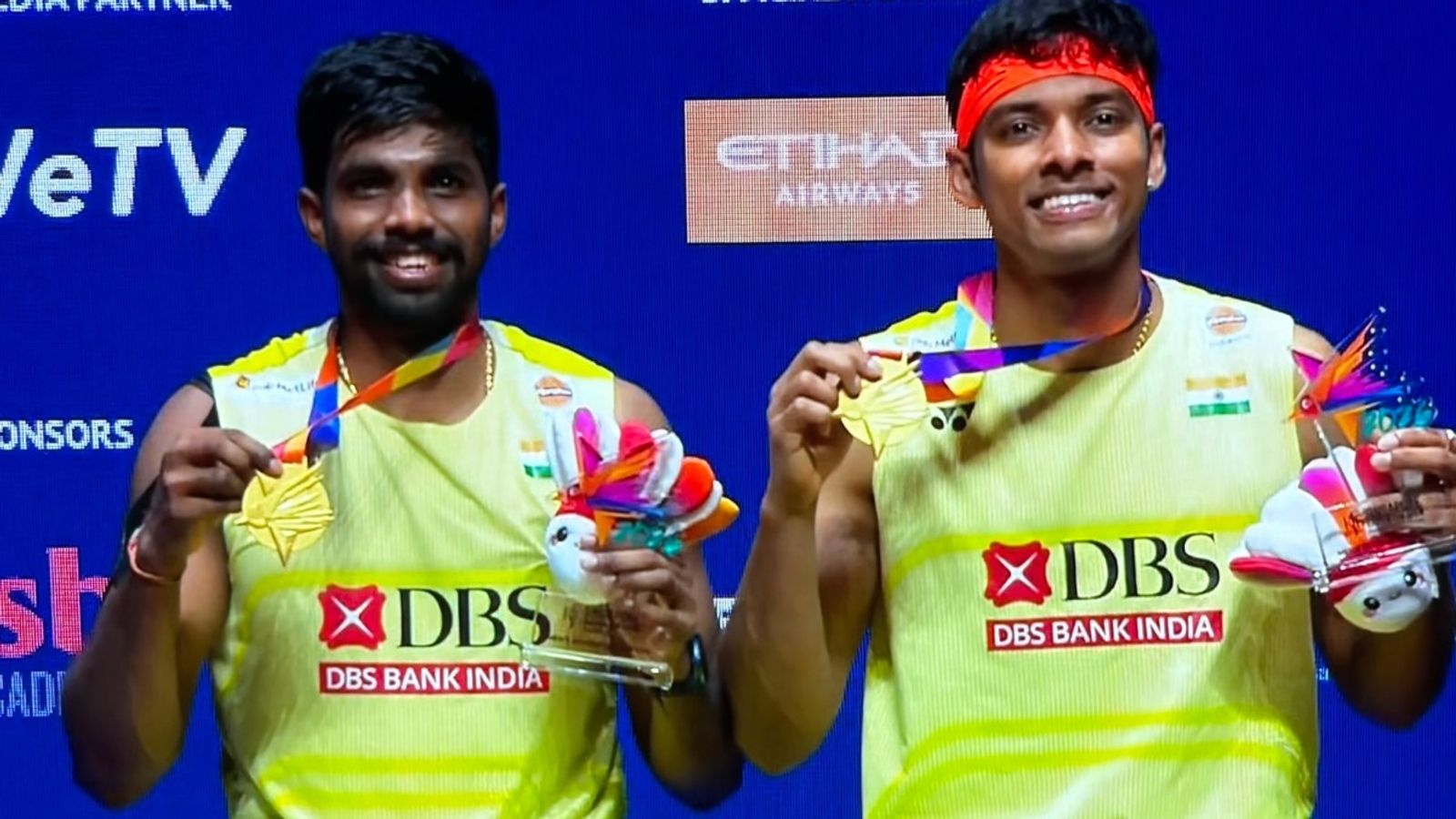 Satwiksairaj-Chirag hunt down Indonesian pair to clinch Singapore Open 2026 title India's ace shuttlers Chirag Shetty and Satwiksairaj Rankireddy in this frame. (Screenshot)