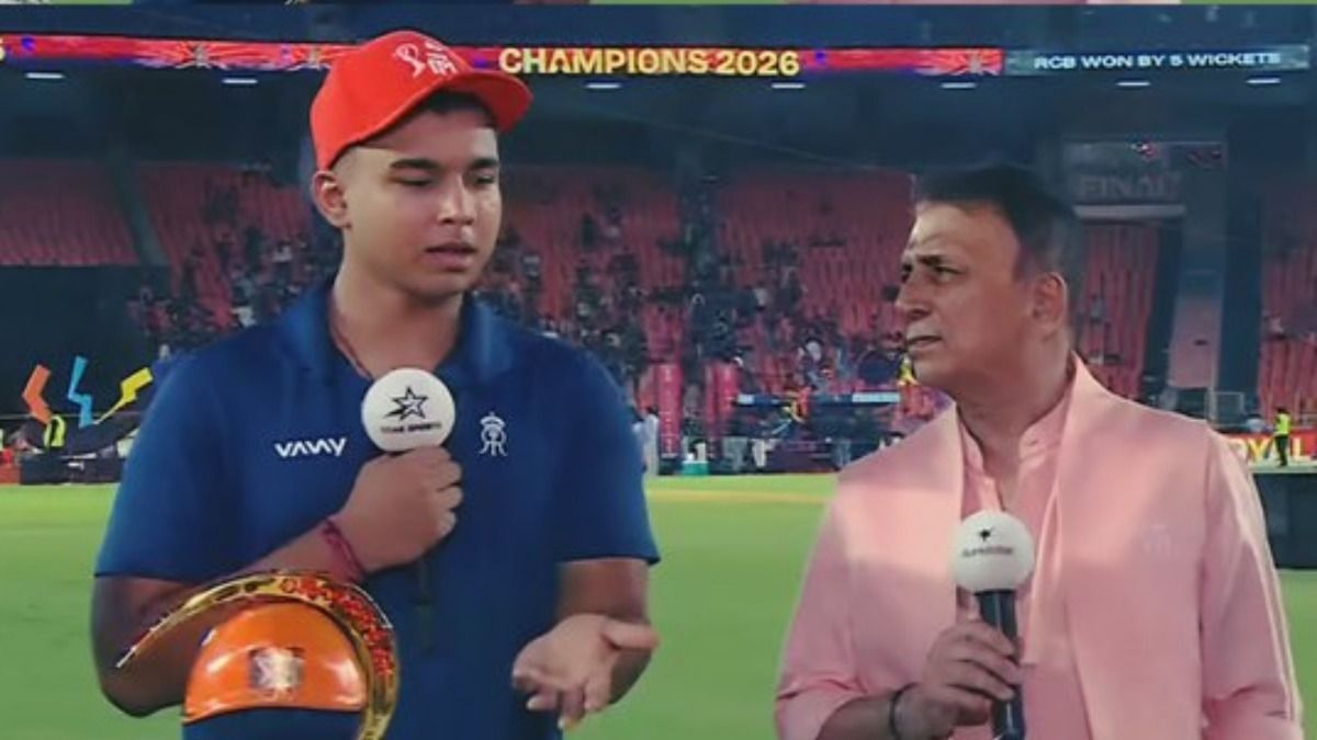 Vaibhav Sooryavanshi, Sunil Gavaskar Vaibhav Sooryavanshi, Sunil Gavaskar
