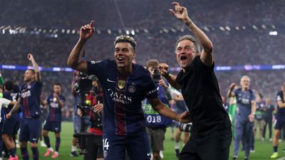 Watch: Luis Enrique and PSG celebrate back-to-back Champions League glory in title parade in Paris Luis Enrique and PSG celebrate back-to-back Champions League glory in title parade in Paris