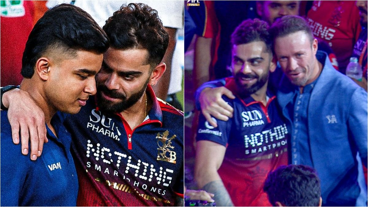 Vaibhav Sooryavanshi, Virat Kohli, AB de Villiers Vaibhav Sooryavanshi, Virat Kohli, AB de Villiers