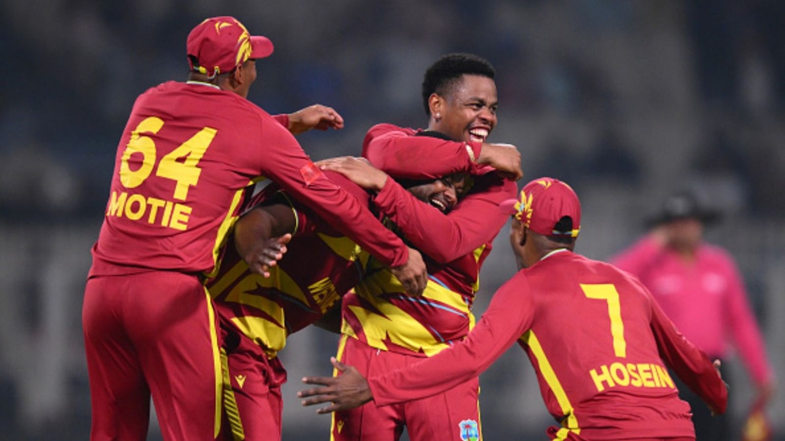 West Indies announce ODI squad for Sri Lanka series; RCB all-rounder dropped, 4 star players make comeback Romario Shepherd and Shimron Hetmyer of the West Indies celebrate his hat trick wicket during the ICC Men's T20 World Cup 2026 match against Scotland at Eden Gardens on February 07, 2026 in Kolkata, India.