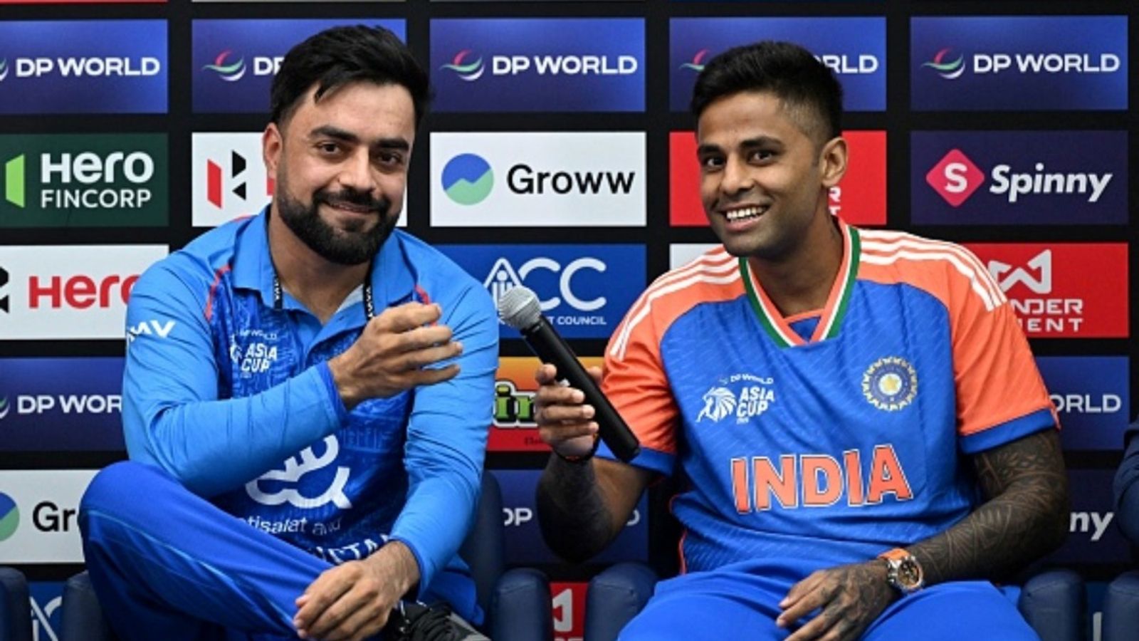 Afghanistan make Delhi their home to host India for T20I series in September - Check full schedule Afghanistan's captain Rashid Khan (L) and India's captain Suryakumar Yadav (R) attend a press conference of the Asia Cup 2025, at Dubai International Cricket Stadium on September 9, 2025.