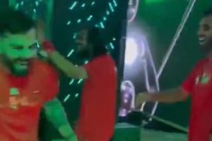 WATCH: Virat Kohli, Bhuvneshwar Kumar celebrate RCB's IPL 2026 title win with 'Kikli' dance SportsTak
