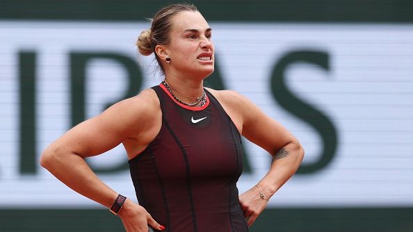 Massive upset at French Open, World no.1 Aryna Sabalenka knocked out by 25th seed Russian World no.1 tennis star Aryna Sabalenka in this frame. (Getty)