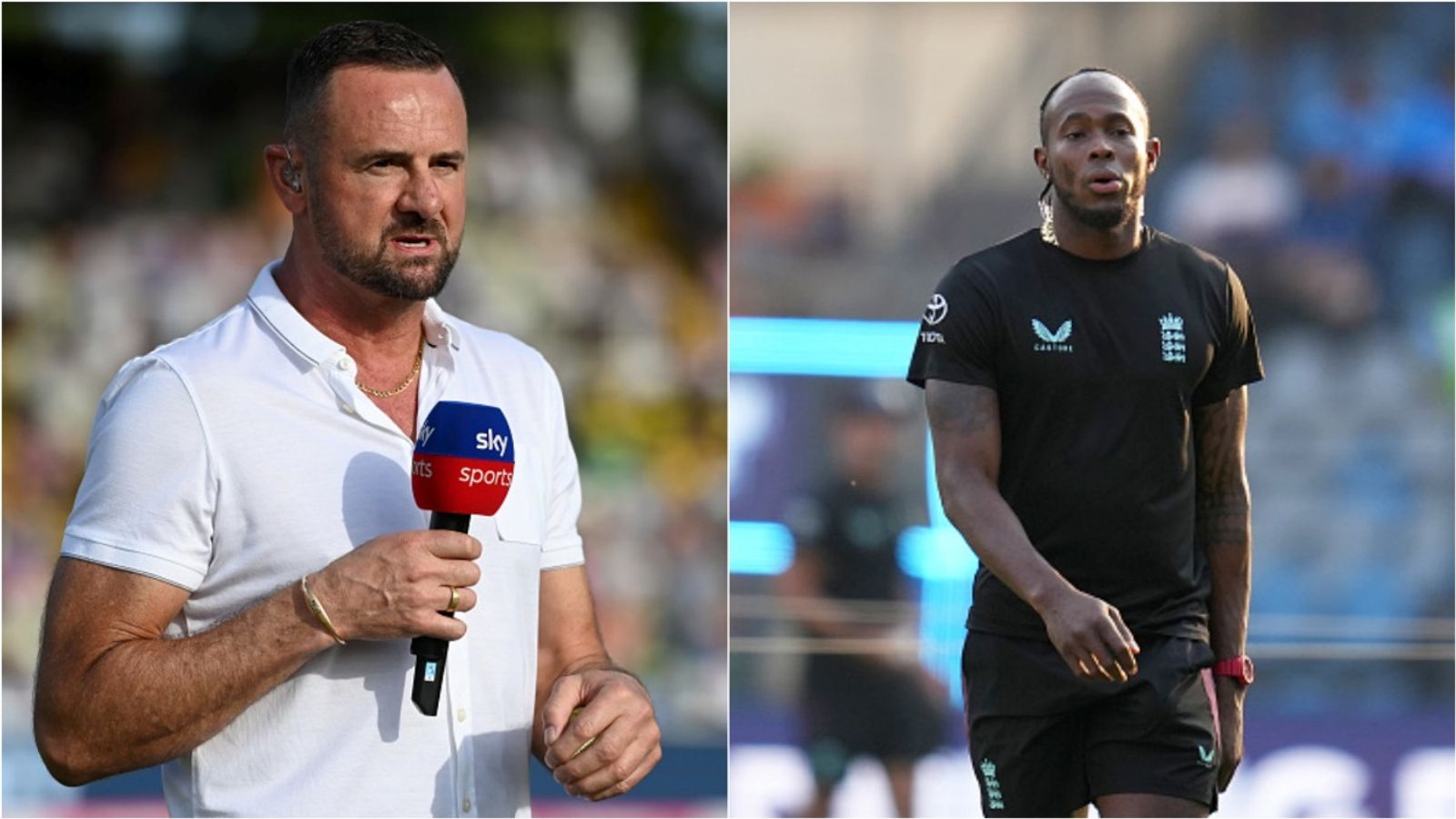 'How are you paying this guy up to a £1 million per year?': Ex-NZ pacer believes Jofra Archer has no interest in playing Test cricket Former New Zealand cricketer-turned-commentator Simon Doull; England pacer Jofra Archer during a training session.