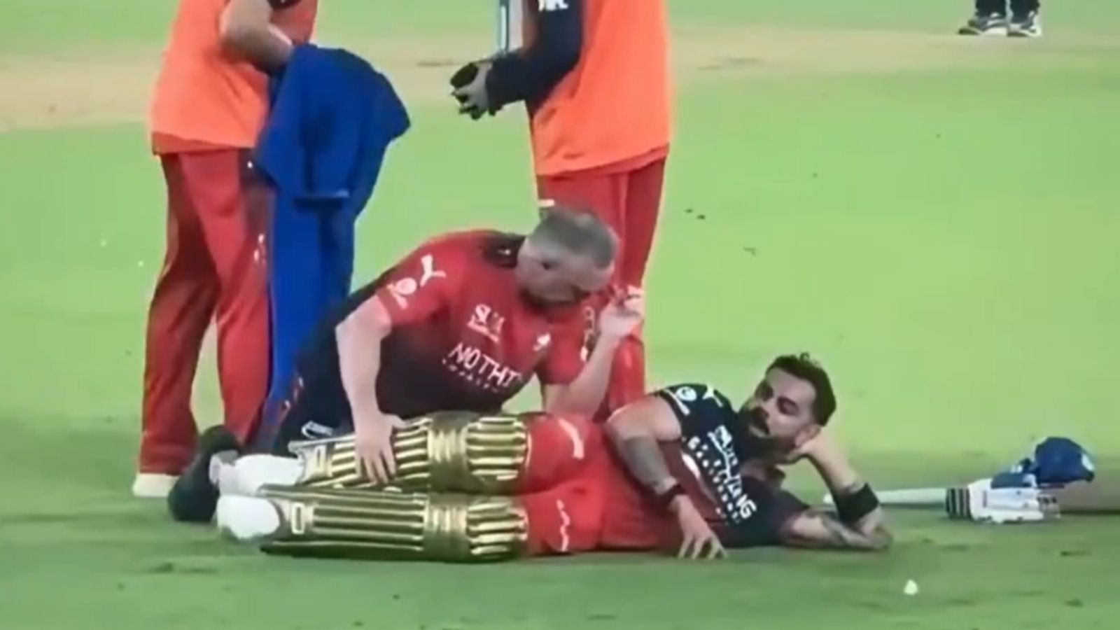 Virat Kohli batted despite hamstring tendon tear in IPL 2026 final; ruled out of Afghanistan series, question mark over England tour RCB opener Virat Kohli receives treatment from physio during IPL 2026 final against Gujarat Titans on May 31.