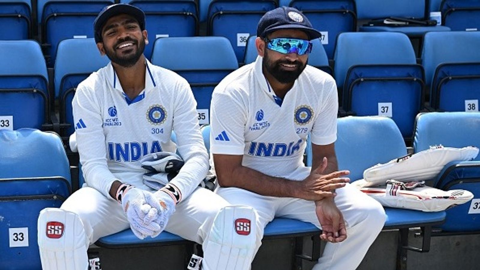India's 32-yr-old wicketkeeper-batter announces retirement ahead of one-off Test against Afghanistan India's wicketkeeper KS Bharat (L) and ace pacer Mohammed Shami in this frame. (Getty)