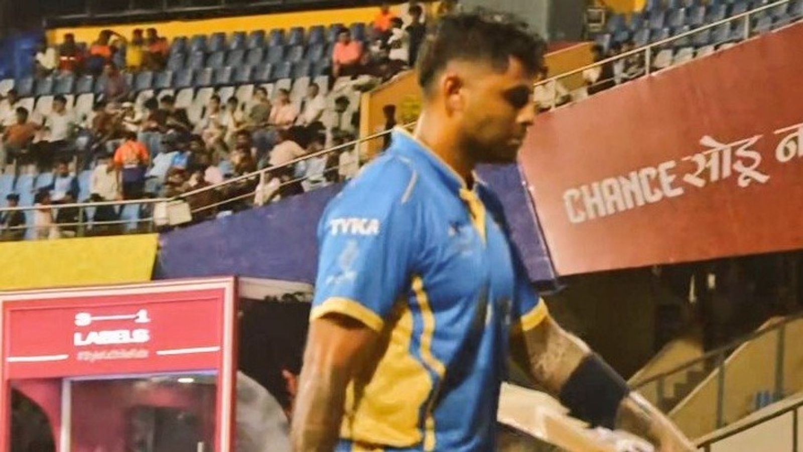 Amid uncertainty over captaincy, Suryakumar Yadav departs for single-digit score, team suffers 2nd defeat in T20 Mumbai 2026 Triumphs Knights MNE captain Suryakumar Yadav walking back to the dugout after losing his wicket in T20 Mumbai 2026 clash on June 4.
