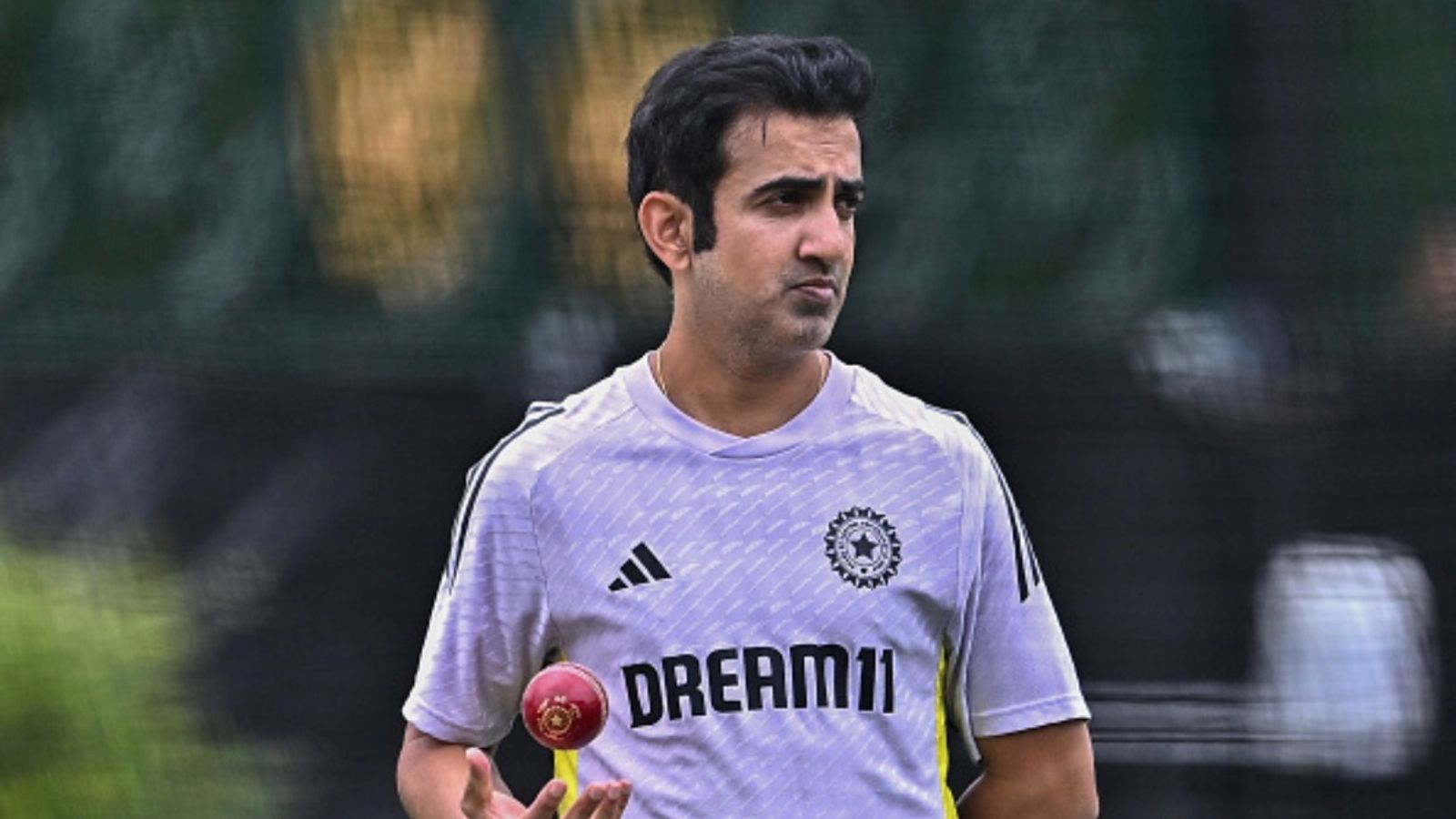Will Gautam Gambhir be open to ICC's new red-to-pink ball switch for day Tests? Head coach says 'I love that' Head Coach, Gautam Gambhir of Team India, looks on during a net practice session ahead of the fifth Test against Australia at the Sydney Cricket Ground.