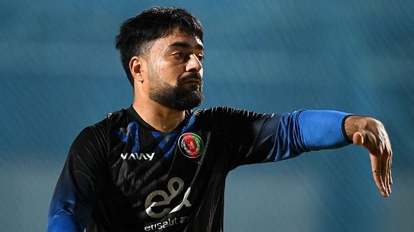 Afghanistan's veteran all-rounder Rashid Khan in this frame. (Getty)
