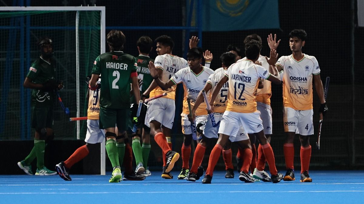 India thrash Pakistan to storm into U18 Hockey Asia Cup 2026 final. (X)
